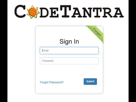 code tantra login page